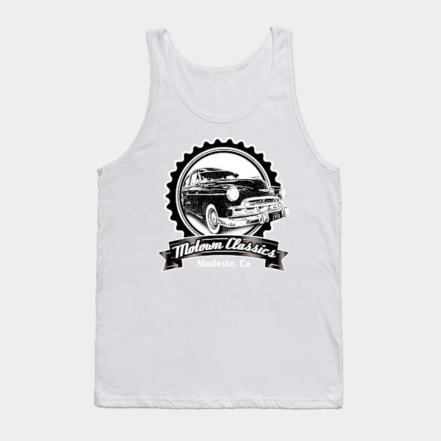 Motown Classics Car Club Deluxe Coupe Tank Top by DailyHemo